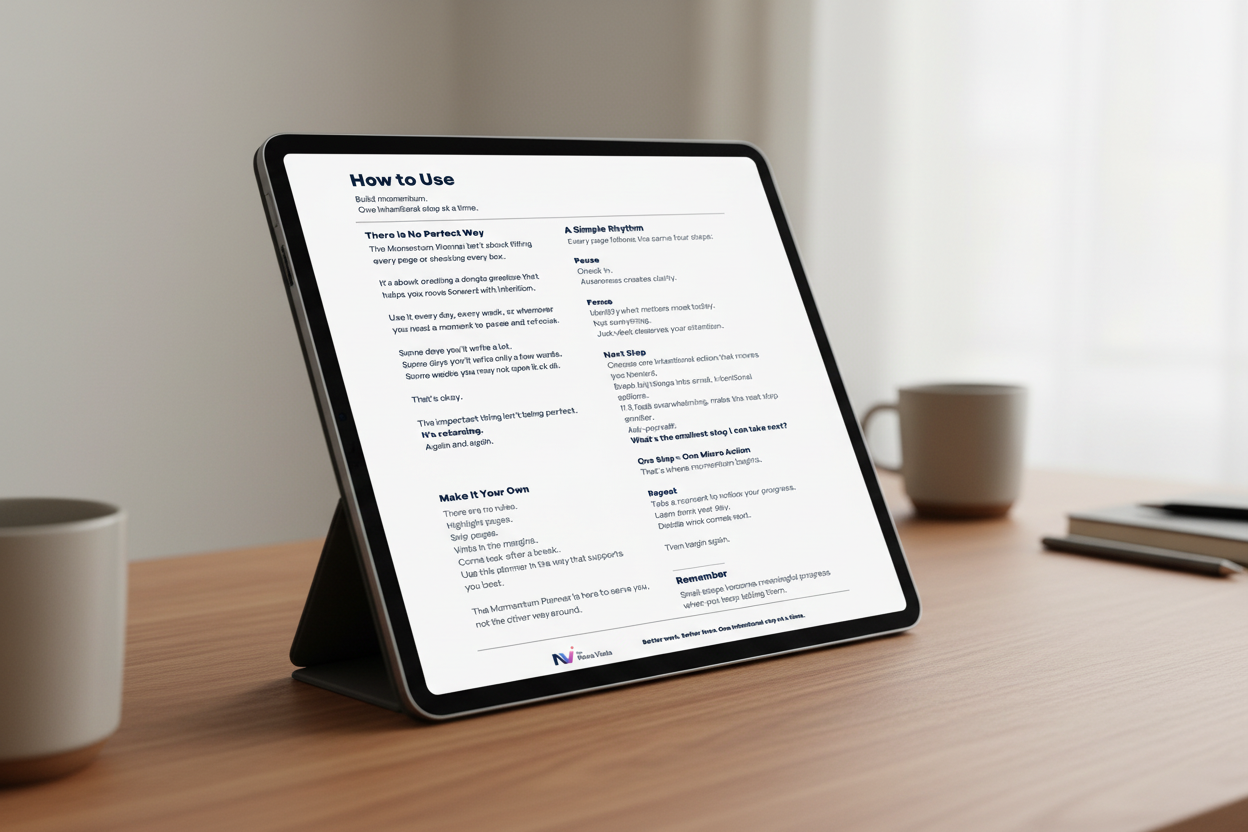 How to Use – iPad Mockup